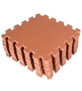 BABY DAN HRACÍ PODLOŽKA PUZZLE MOCCA 90X90 CM - HRACÍ PODLOŽKY NA ZEM - SPINKÁNÍ