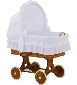 SCARLETT PROUTĚNÝ KOŠÍK NA MIMINKO S BOUDIČKOU SCARLETT MARTIN BÍLÁ - KOŠÍKY A KOLÉBKY - SPINKÁNÍ