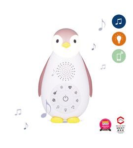 ZAZU TUČŇÁK ZOE RŮŽOVÝ MUSICBOX S BEZDRÁTOVÝM REPRODUKTOREM - USÍNÁČCI ŠUMÍCÍ / S TLUKOTEM - PRO DĚTI