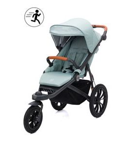 FILLIKID JOGGER RUN SAGE MELANGE - SPORTOVNÍ KOČÁRKY - KOČÁRKY A PŘÍSLUŠENSTVÍ