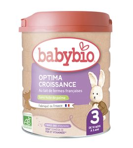 BABYBIO OPTIMA 3 BATOLECÍ KOJENECKÉ BIO MLÉKO S PROBIOTIKY A PREBIOTIKY 800 G - KOJENECKÁ MLÉKA - KRMENÍ