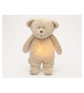 MOONIE USÍNÁČEK MEDVĚD 2.0 ORGANIC SAND - USÍNÁČCI ŠUMÍCÍ / S TLUKOTEM - PRO DĚTI