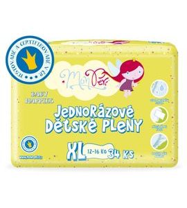 MONPERI PLENY XL - 34KS - JEDNORÁZOVÉ PLENY - PŘEBALOVÁNÍ