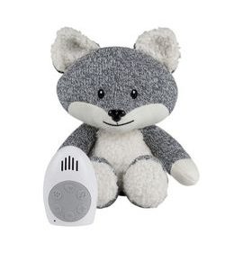 FLOW HRAČKA S TLUKOTEM SRDCE ROBIN THE FOX GREY - USÍNÁČCI ŠUMÍCÍ / S TLUKOTEM - PRO DĚTI