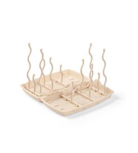 BABYONO STOJAN NA SUŠENÍ KOJENECKÝCH LAHVÍ A DUDLÍKŮ BÉŽOVÝ - ODKAPÁVAČE - KRMENÍ