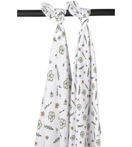 MEYCO PLENY 2-BALENÍ FLORAL GOTS - ZAVINOVACÍ PLENY / OSUŠKY VELKÉ - PŘEBALOVÁNÍ