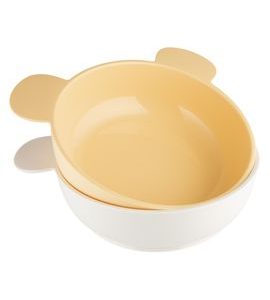 CANPOL BABIES MISKA S UŠIMA 400ML 2KS - MISKY, TALÍŘKY A PODLOŽKY - KRMENÍ