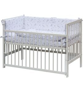 SCARLETT DĚTSKÁ POSTÝLKA S KOMPLETNÍ VÝBAVOU SCARLETT 120 X 60 CM - LUKA - DŘEVĚNÉ POSTÝLKY - SPINKÁNÍ