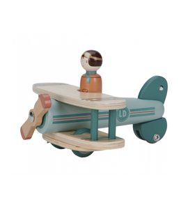 LITTLE DUTCH LETADLO DŘEVĚNÉ - DŘEVĚNÉ HRAČKY - PRO DĚTI