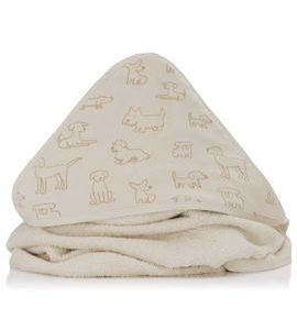 FILLIKID OSUŠKA S KAPUCÍ DOB BEIGE 75X75 CM - OSUŠKY A DĚTSKÉ ŽUPANY - KOUPÁNÍ A ZDRAVÍ