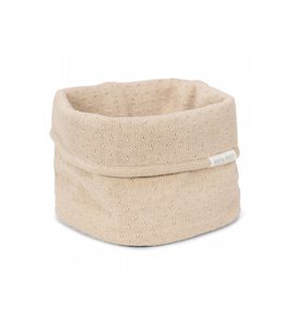 LITTLE DUTCH KOŠÍK PLETENÝ MALÝ PURE SOFT BEIGE - DEKORACE A POLIČKY - SPINKÁNÍ