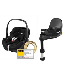 MAXI-COSI PEBBLE 360 PRO 2 AUTOSEDAČKA TWILLIC BLACK + ZÁKLADNA FAMILYFIX 360 PRO - AUTOSEDAČKY 0-13KG - AUTOSEDAČKY A PŘÍSLUŠENSTVÍ