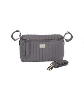 3 SPROUTS ORGANIZÉR NA KOČÁREK PROŠÍVANÝ SOLID CHARCOAL GREY - ORGANIZÉRY A KOŠÍKY - KOČÁRKY A PŘÍSLUŠENSTVÍ