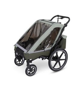 ABC DESIGN BIKE TRAILER TOUR OLIVE - CYKLOSEDAČKY A VOZÍKY ZA KOLO - NOŠENÍ & SPORT