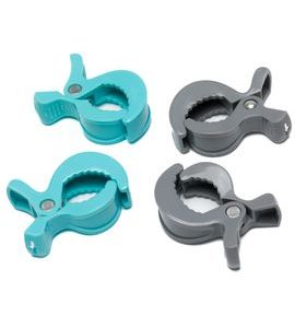 FILLIKID KOLÍČKY NA KOČÁREK 4 KUSY GREY/MINT - HÁČKY, POPRUHY A KOLÍČKY - KOČÁRKY A PŘÍSLUŠENSTVÍ