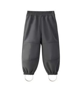 LEOKID SOFTSHELLOVÉ KALHOTY VIC ASPHALT VEL. 92 - KALHOTKY A TEPLÁČKY - PRO DĚTI