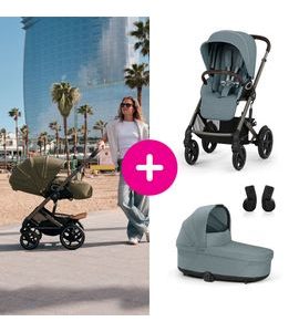 CYBEX TALOS S LUX + KORBA COT S LUX + ADAPTÉRY NA AUTOSEDAČKU 2026 - DVOJKOMBINACE - KOČÁRKY A PŘÍSLUŠENSTVÍ