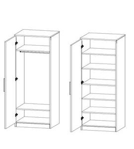 FAKTUM POPPI SKŘÍŇ JEDNODÍLNÁ - SKŘÍNĚ - SPINKÁNÍ