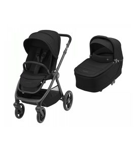 MAXI-COSI OXFORD KOČÁREK ESSENTIAL BLACK + KORBIČKA SENSE TWILLIC BLACK - DVOJKOMBINACE - KOČÁRKY A PŘÍSLUŠENSTVÍ