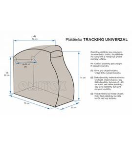 EMITEX PLÁŠTĚNKA TRACKING - PLÁŠTĚNKY - KOČÁRKY A PŘÍSLUŠENSTVÍ