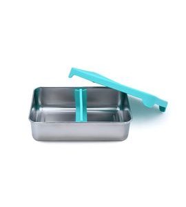 MELII NEREZOVÝ BENTO BOX 740 ML SE SILIKONOVÝM VÍKEM - MODRÝ - USKLADNĚNÍ JÍDLA - KRMENÍ