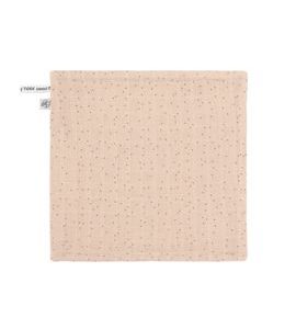 LÄSSIG MUSLIN/TERRY WASHCLOTH SET 3 PCS DOTS PEACH ROSE - ŽÍNKY A HOUBIČKY - KOUPÁNÍ A ZDRAVÍ