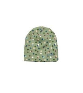 ENIE BABY DĚTSKÁ ČEPICE 9-12M DOTS OLIVE - ČEPIČKY A KLOBOUČKY - PRO DĚTI