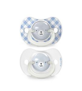 SUAVINEX ŠIDÍTKO DEN&NOC FYZIOLOGICKÉ SILIKON WILD & FREE 0-6 M - 2 KS - ŠIDÍTKA A DOPLŇKY - KRMENÍ