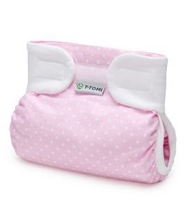 T-TOMI ORTOPEDICKÉ ABDUKČNÍ KALHOTKY - SUCHÝ ZIP WHITE DOTS (3-6KG) - PLENKOVÉ KALHOTKY - PŘEBALOVÁNÍ