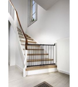 BABYDAN ZÁBRANA BABYDAN FLEXI FIT KOV ČERNÁ 67-105,5 CM ŠROUBOVACÍ - BEZPEČNOST DĚTÍ V DOMÁCNOSTI - KOUPÁNÍ A ZDRAVÍ