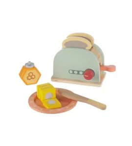 ZOPA DŘEVĚNÝ TOASTER SET - JAKO MAMINKA - PRO DĚTI