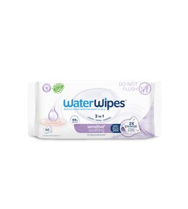 WATERWIPES UBROUSKY VLHČENÉ SOOTHING CLEAN 3IN1 60 KS - VLHČENÉ UBROUSKY - PŘEBALOVÁNÍ