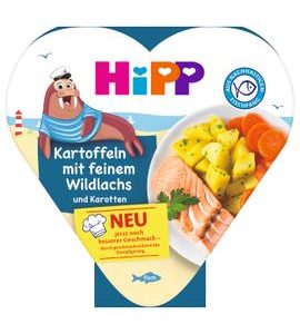 HIPP BRAMBORY SE ZELENINOU A JEMNÝM LOSOSEM 250 G - MASO/ZELENINA - KRMENÍ