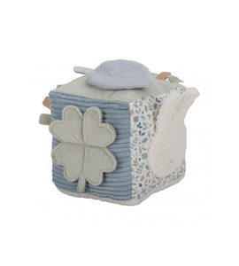 LITTLE DUTCH KOSTKA TEXTILNÍ S AKTIVITAMI KRÁLÍČEK MIFFY LUCKY LEAVES - MIFFY - PRO DĚTI