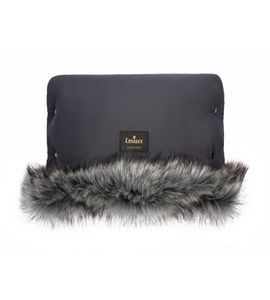 EMITEX RUKÁVNÍK LUXURY SOFT WILD GREY - RUKÁVNÍKY NA KOČÁREK - KOČÁRKY A PŘÍSLUŠENSTVÍ
