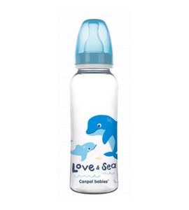 CANPOL BABIES LÁHEV S POTISKEM LOVE&SEA 250 ML - FLAŠTIČKY HRNČEKY - KRMENÍ