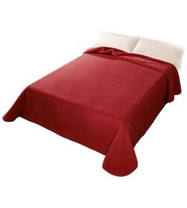 SCARLETT ŠPANĚLSKÁ DEKA 001 ČERVENÁ (34) 220X240CM - DĚTSKÉ DEKY PRO MIMINKA - SPINKÁNÍ