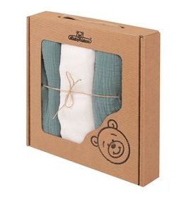 BABYMATEX PLENKA MUSLIN 3-PACK 70X80 CM - LÁTKOVÉ PLENY SKLÁDANÉ - PŘEBALOVÁNÍ