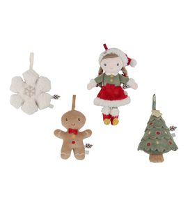 LITTLE DUTCH VÁNOČNÍ OZDOBY PLYŠOVÉ ROSA - DEKORACE A POLIČKY - SPINKÁNÍ