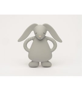 MOONIE KOUSÁTKO PŘÍRODNÍ KAUČUK ZAJÍČEK SILVER - KOUSÁTKA - PRO DĚTI