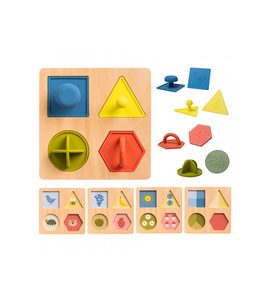 TAF TOYS PUZZLE VKLÁDACÍ TVARY PRO NEJMENŠÍ - VKLÁDÁNÍ TVARŮ - PRO DĚTI