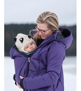 Jožánek Zimní těhotenská a nosící bunda Zora, fialová