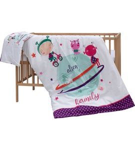 SCARLETT DĚTSKÁ POSTÝLKA S KOMPLETNÍ VÝBAVOU SCARLETT 120 X 60 CM - MOLY - DŘEVĚNÉ POSTÝLKY - SPINKÁNÍ