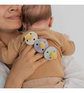 BIBS COLOUR SYMETRICKÉ DUDLÍKY Z PŘÍRODNÍHO KAUČUKU 2KS VEL.1 - ŠIDÍTKA A DOPLŇKY - KRMENÍ