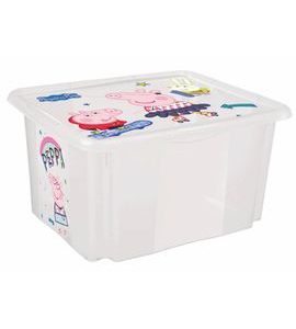 KEEEPER ÚLOŽNÝ BOX S VÍKEM MALÝ "PEPPA" - BOXY NA HRAČKY - SPINKÁNÍ