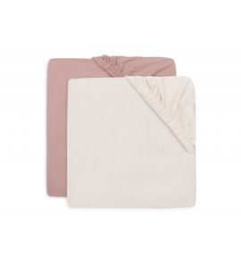 JOLLEIN PROSTĚRADLO NAPÍNACÍ 40/50 X 80/90 CM 2 KS WILD ROSE/IVORY - PROSTĚRADLA - SPINKÁNÍ