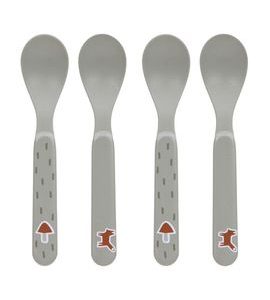 LÄSSIG SPOON SET PP/CELLULOSE LITTLE FOREST FOX - LŽIČKY A PŘÍBORY - KRMENÍ