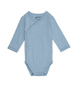 LODGER ROMPER LS SOLID BLUE FOGG 56 - BODY - PRO DĚTI