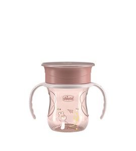 CHICCO HRNEČEK 360 PERFECT X S DRŽADLY GREY, 12M+ - DĚTSKÉ HRNEČKY - KRMENÍ