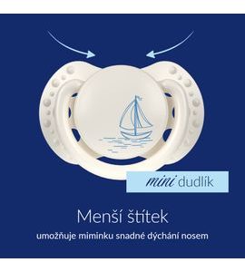 LOVI MINI DUDLÍK SILIKONOVÝ DYNAMICKÝ PETIT MARIN 0-2M 2KS KLUK - ŠIDÍTKA A DOPLŇKY - KRMENÍ